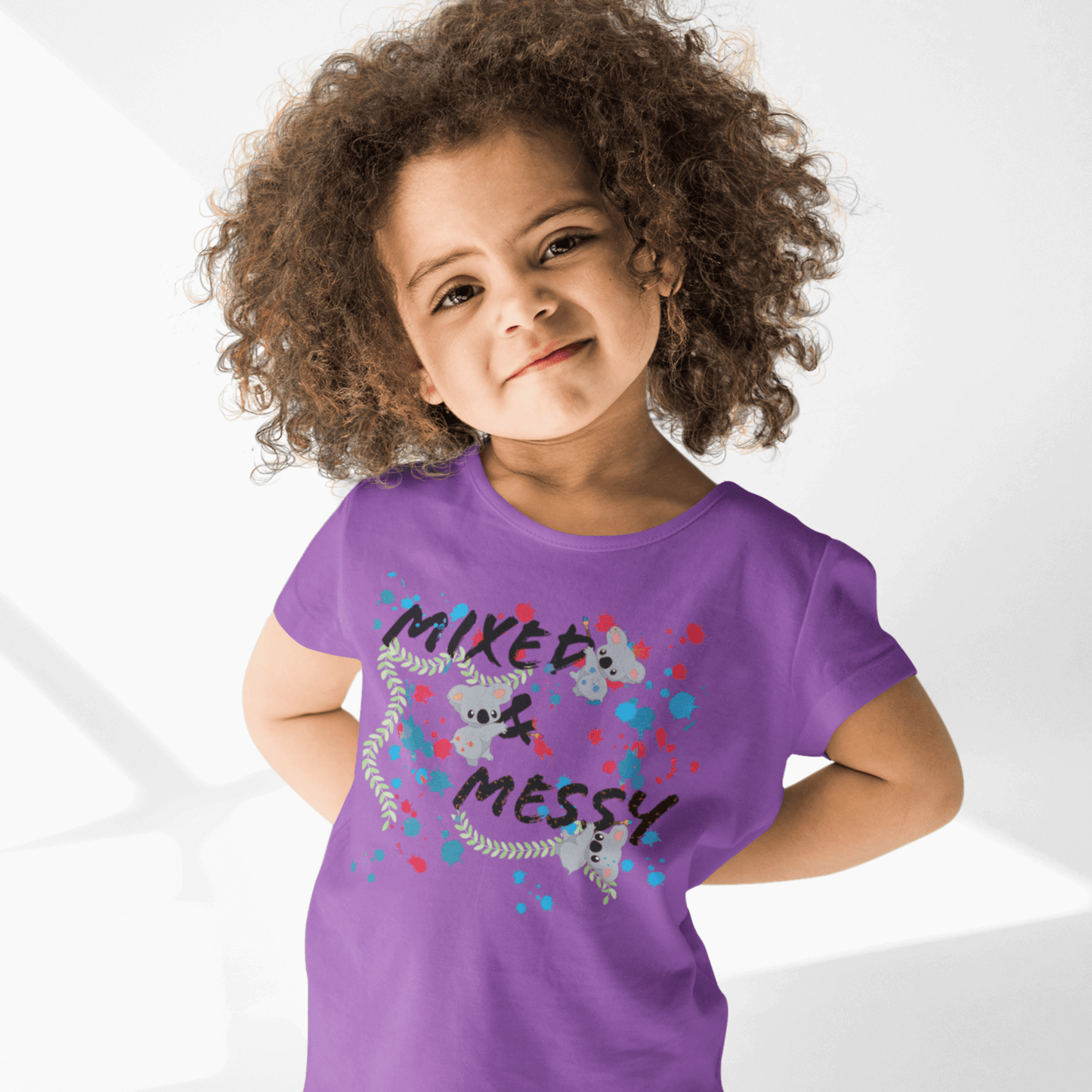 Toddler Premium T-Shirt - Mixed & Messy