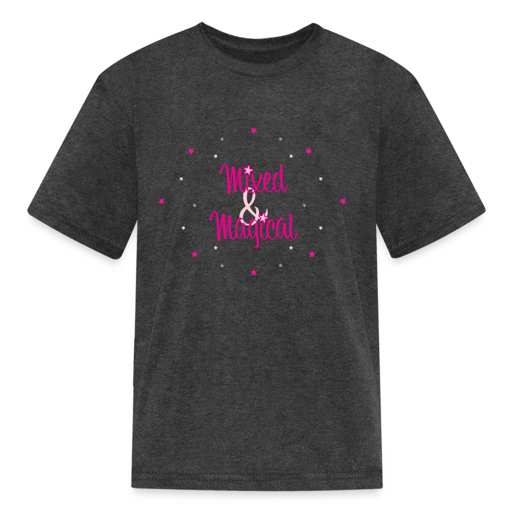 Kids' T-Shirt - heather black