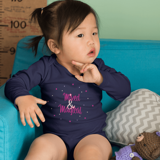 Organic Long Sleeve Onesie - Mixed & Magical