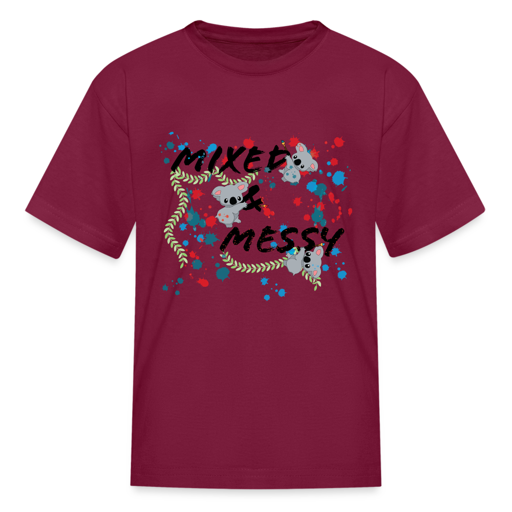 Kids' T-Shirt - burgundy