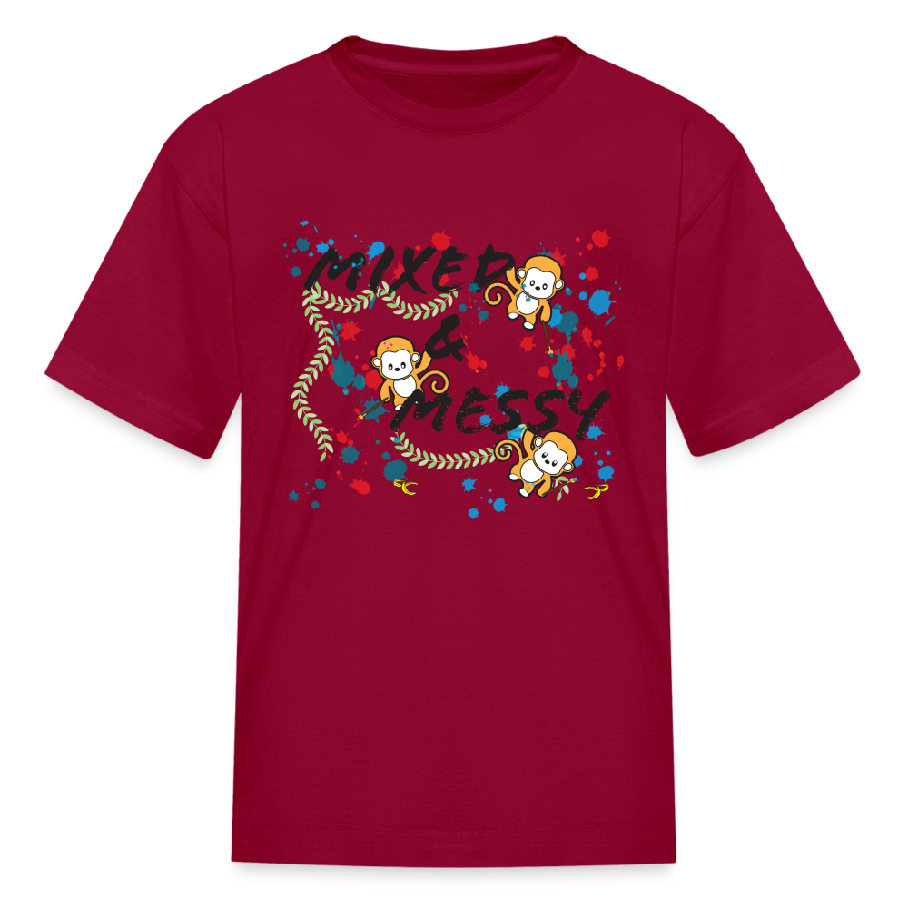 Kids' T-Shirt - dark red