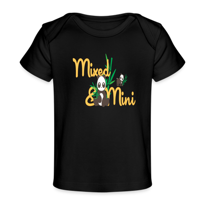 Organic Baby T-Shirt | Mixed & Mini - black