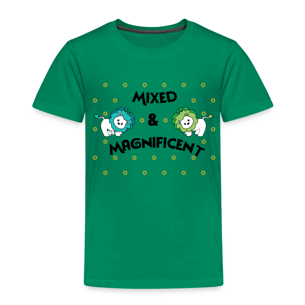 Toddler Premium T-Shirt - Mixed & Magnificent - kelly green