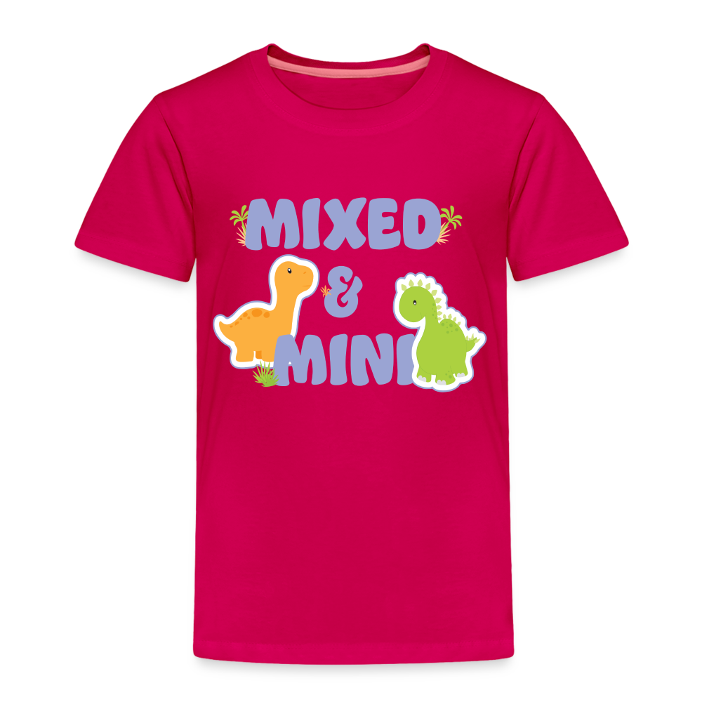 Toddler Premium T-Shirt - Mixed & Mini - dark pink