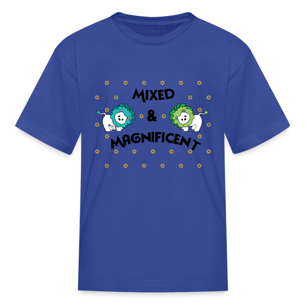 Kids' T-Shirt - Mixed & Magnificent - royal blue