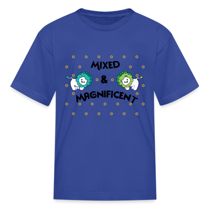 Kids' T-Shirt - Mixed & Magnificent - royal blue